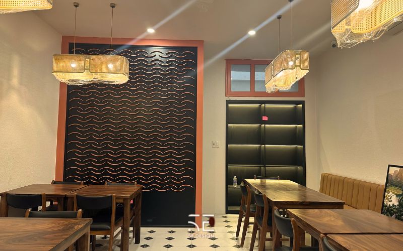 Tầng 2 + 3: Khu ăn chính tối ưu công suất