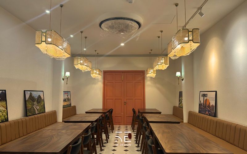 Tầng 2 + 3: Khu ăn chính tối ưu công suất