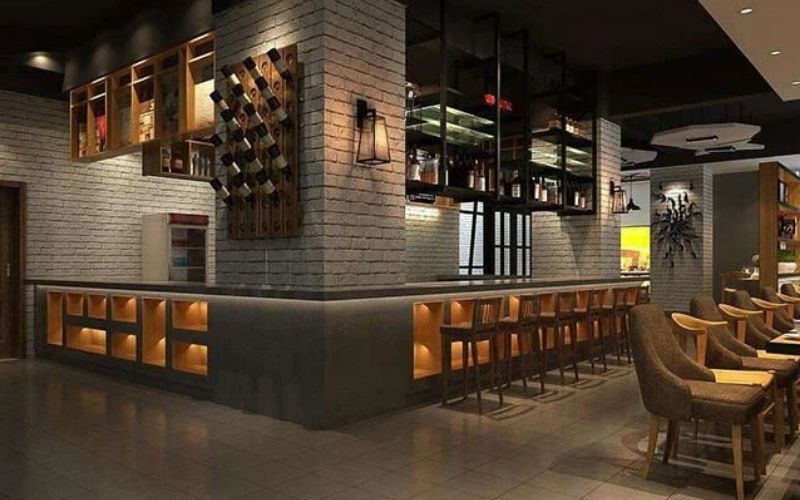 Ánh sáng trong thiết kế quán cafe