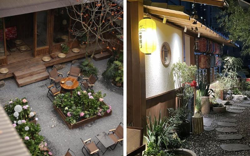 Diện tích bao nhiêu thì thiết kế quán cafe sân vườn, ngoài trời đẹp