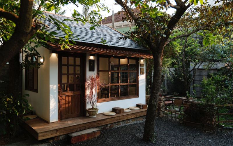 Diện tích bao nhiêu thì thiết kế quán cafe sân vườn, ngoài trời đẹp