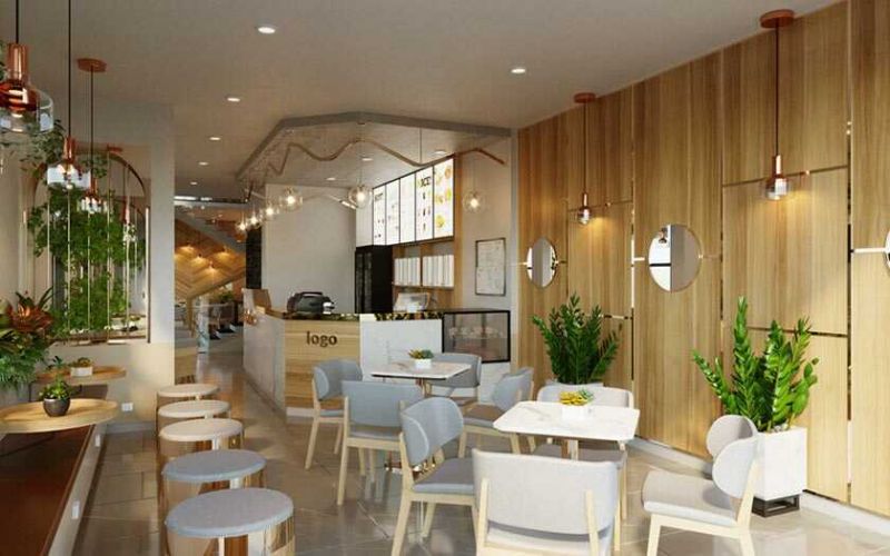 mô hình quán cafe kết hợp nhà ở