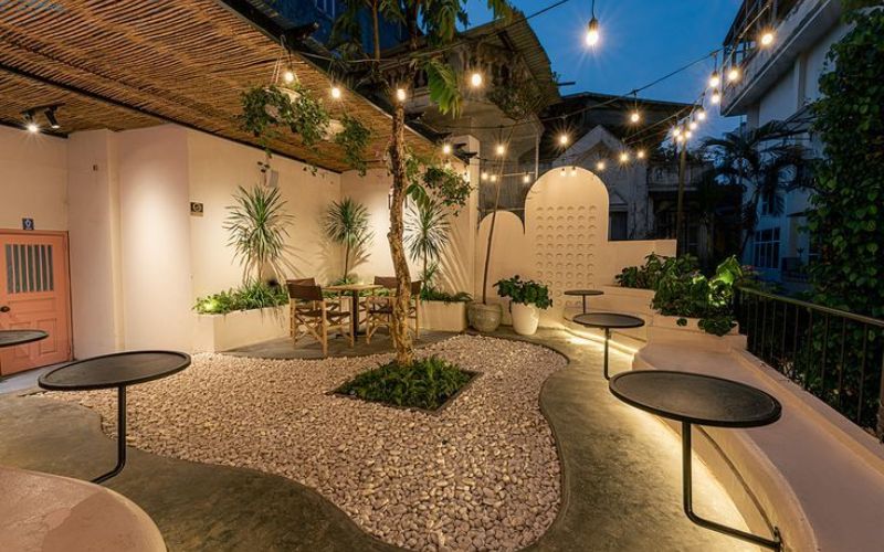 Cafe Scandinavian kết hợp nhà phố 