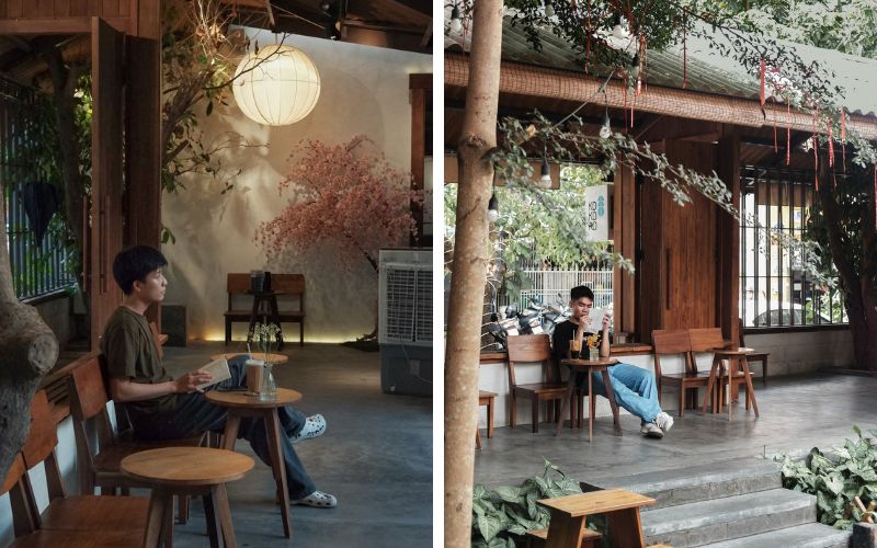 Không gian mở giúp khách thư giãn và ngồi lâu hơn