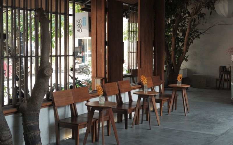 Không gian mở giúp khách thư giãn và ngồi lâu hơn