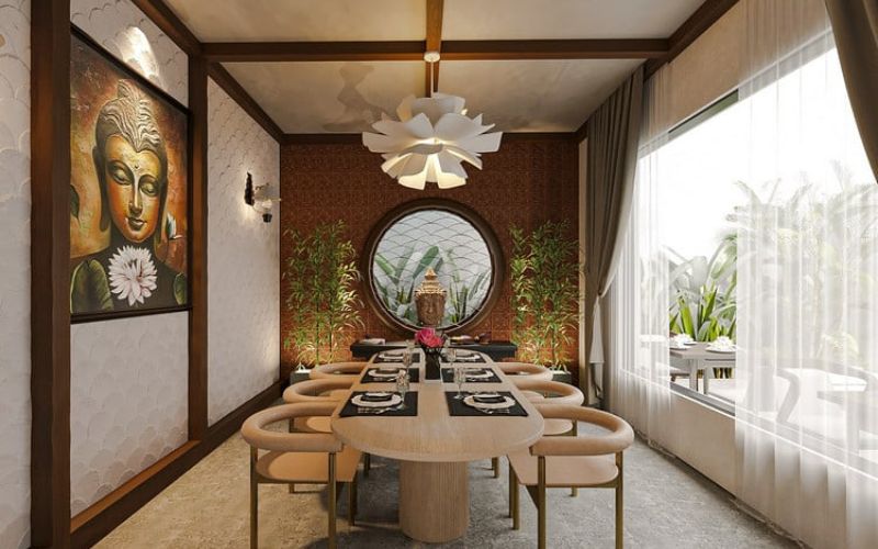 Thiết kế nhà hàng chay