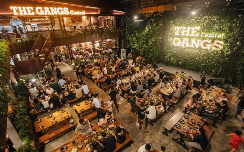 Thiết kế quán nhậu hiện đại