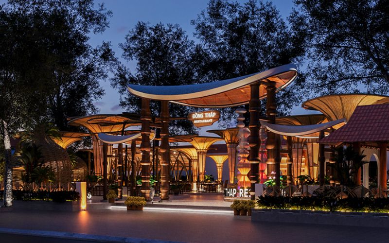 Thiết kế nhà hàng sân vườn