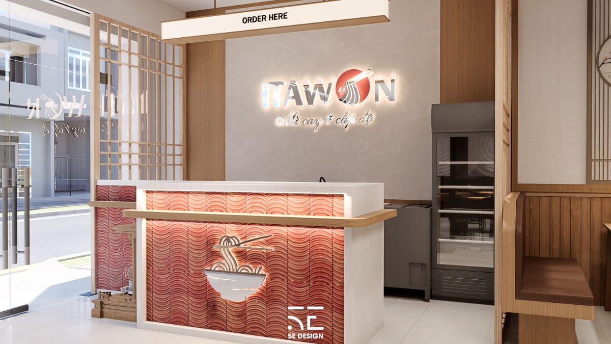 Câu chuyện thiết kế nhà hàng mỳ cay ITAWON 