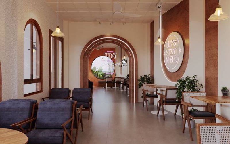 Thiết kế nội thất quán cafe