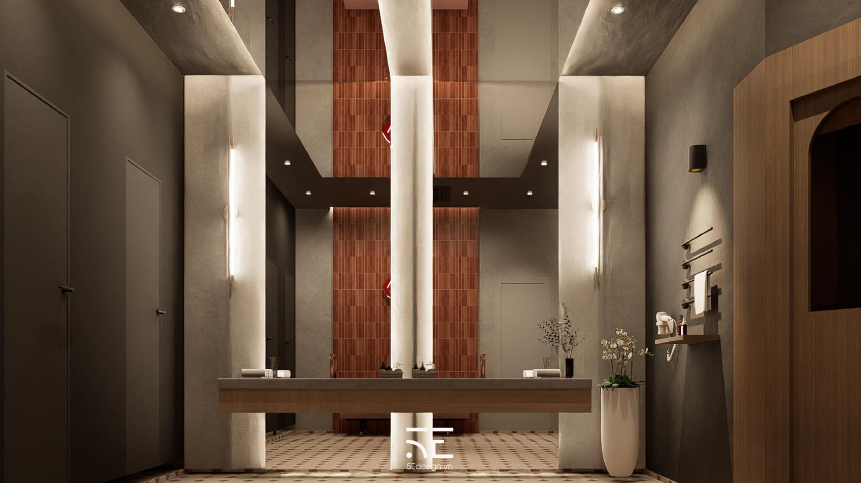 thiết kế phòng gym Vio Fitness 500m2 tại Đà Nẵng