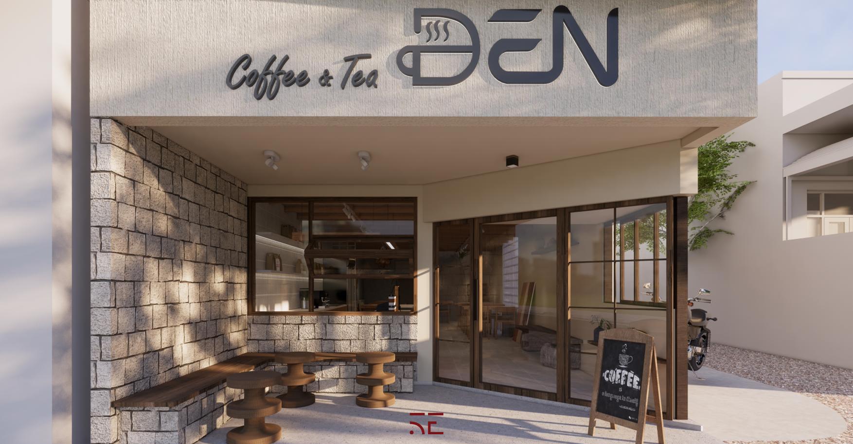Thiết kế quán cà phê Đen 