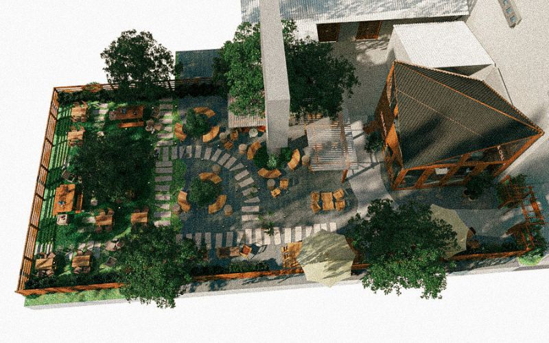 Thiết kế quán cà phê Tropical