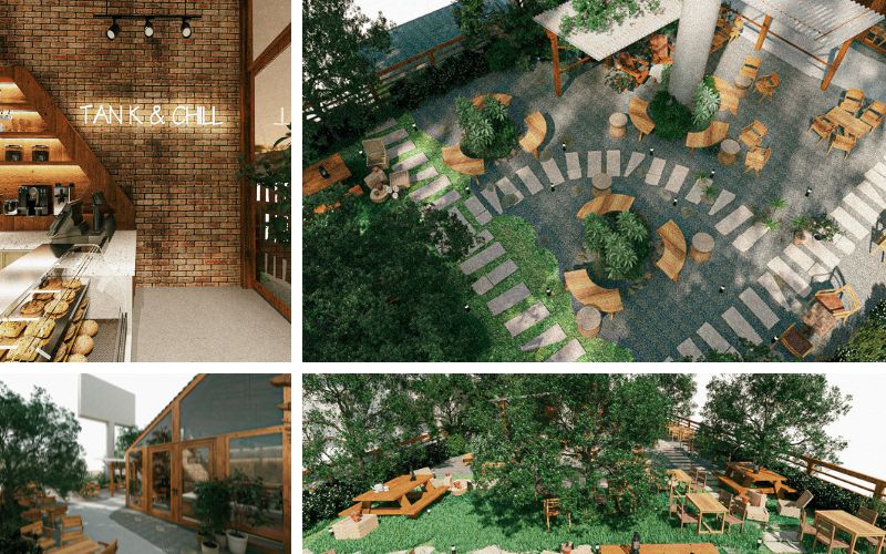 Thiết kế quán cà phê Tropical