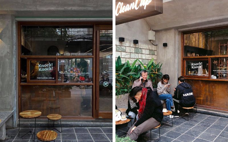 Thiết kế ngoại thất quán cà phê