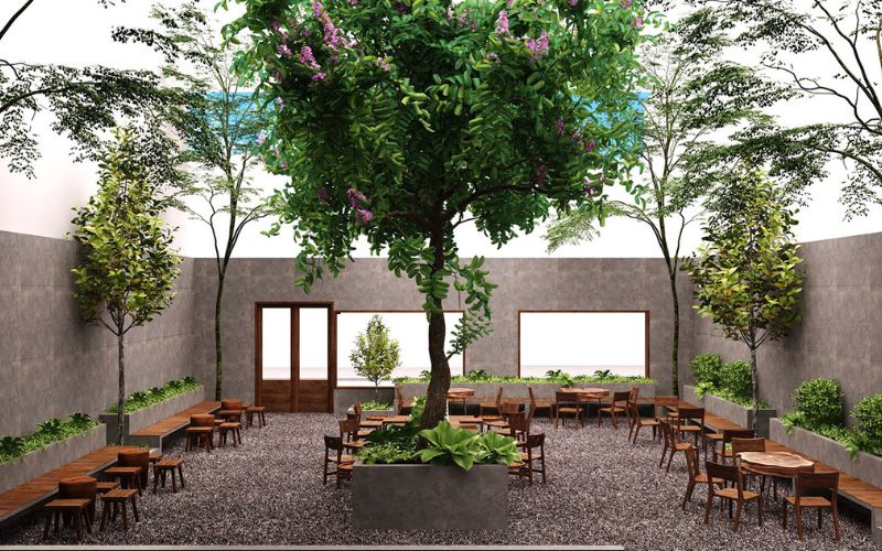 Mẫu thiết kế quán cafe phong cách Nhật Bản