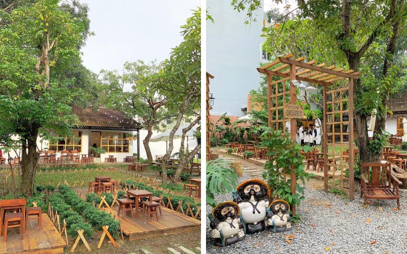 Thiết kế flow vận hành chuẩn cho quán cafe sân vườn 