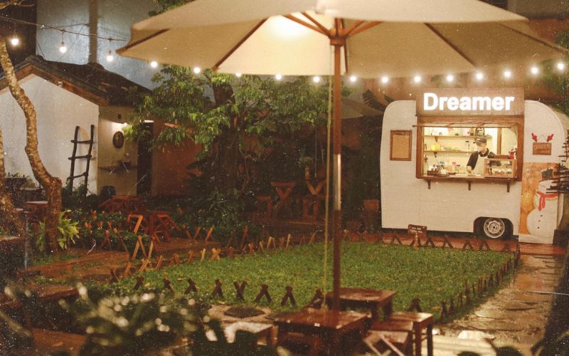Thiết kế flow vận hành chuẩn cho quán cafe sân vườn 