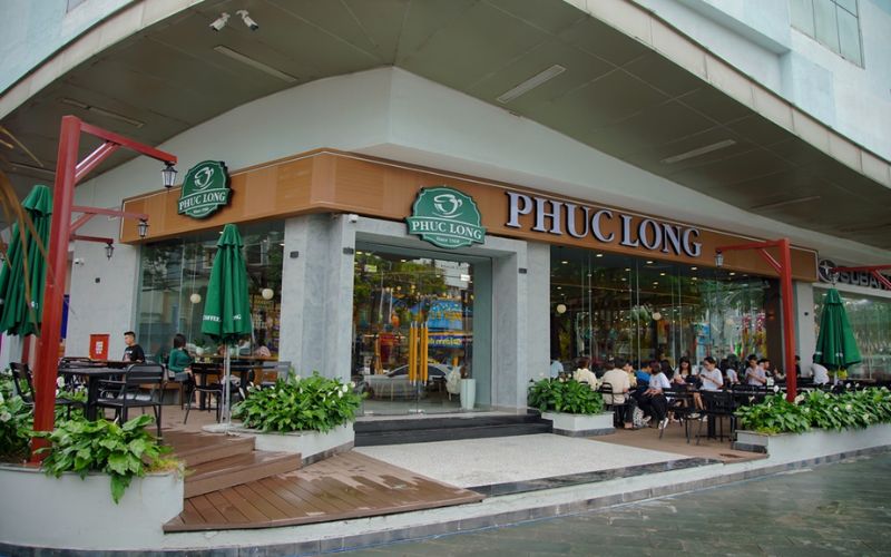 Thiết kế quán trà sữa kết hợp cafe 