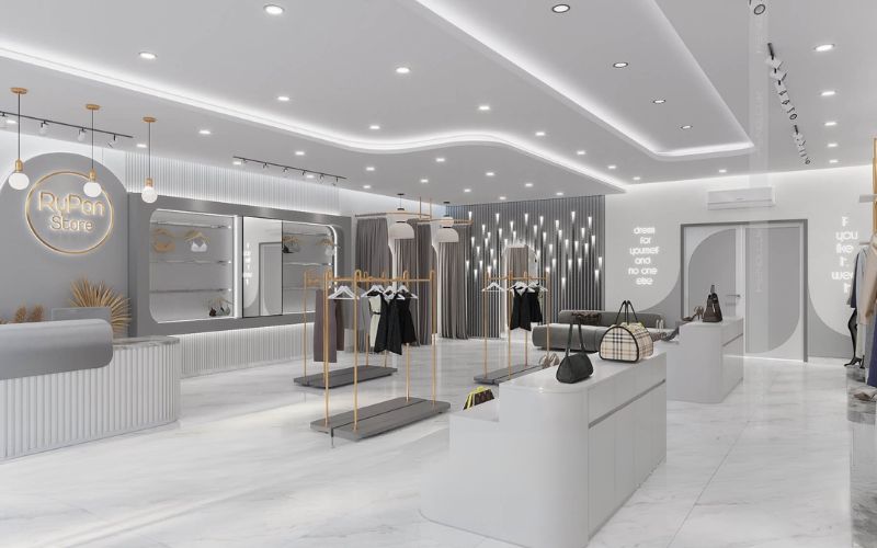 Thiết kế shop hiện đại