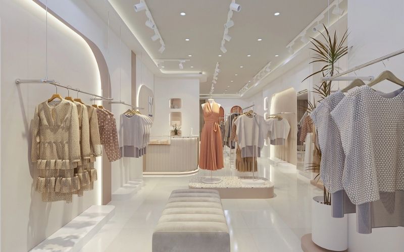 Thiết kế shop phong cách Hàn Quốc