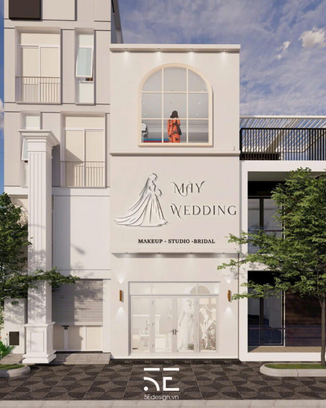 Dự án thiết kế showroom áo cưới Mây Wedding tại Đà Nẵng