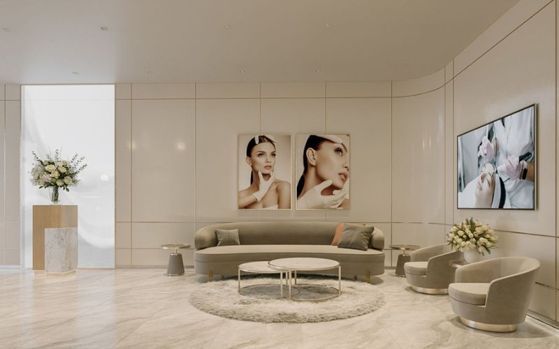 Thiết kế spa tối giản Minimalism