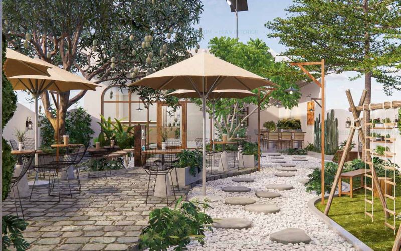 Khu vực ngoài trời và sân vườn 