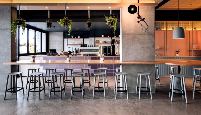 Thiết kế cafe Industrial kết hợp Co-working 
