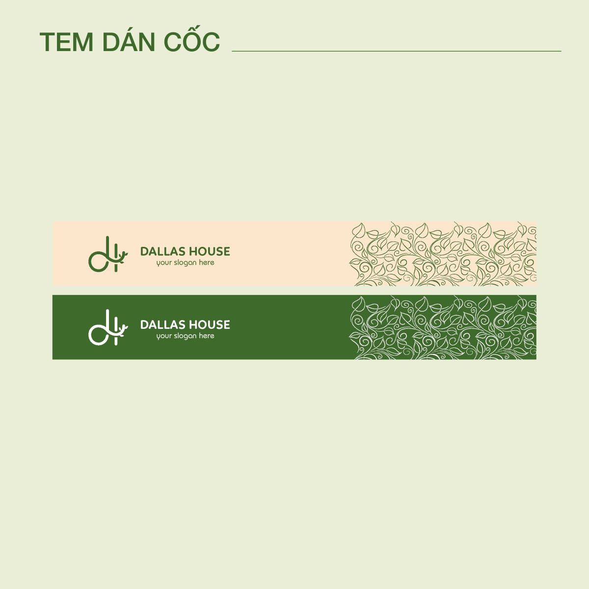 Thiết kế bộ nhận diện thương hiệu DALLAS HOUSE 