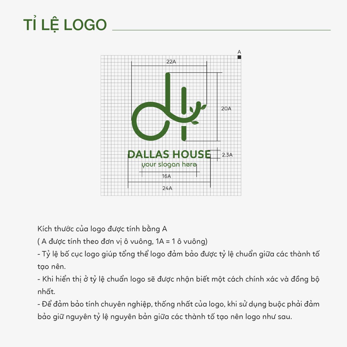 Thiết kế bộ nhận diện thương hiệu DALLAS HOUSE 