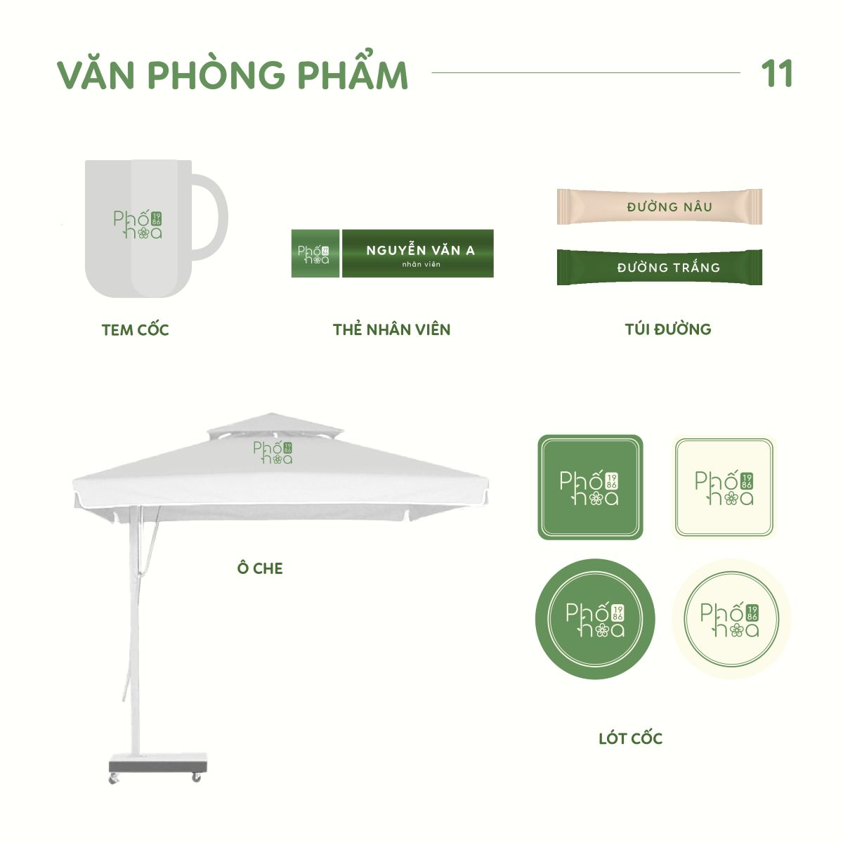 Hệ thống POSM và vật phẩm thương hiệu
