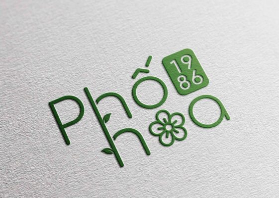 Thiết kê bộ nhận diện thương hiệu Phố Hoa 1986