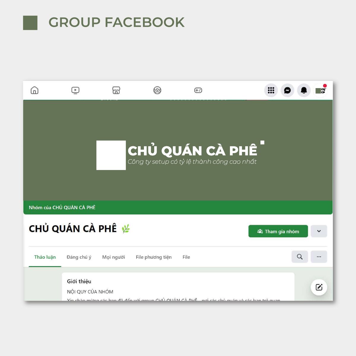 Thiết kế bộ nhận diện thương hiệu CQCP 