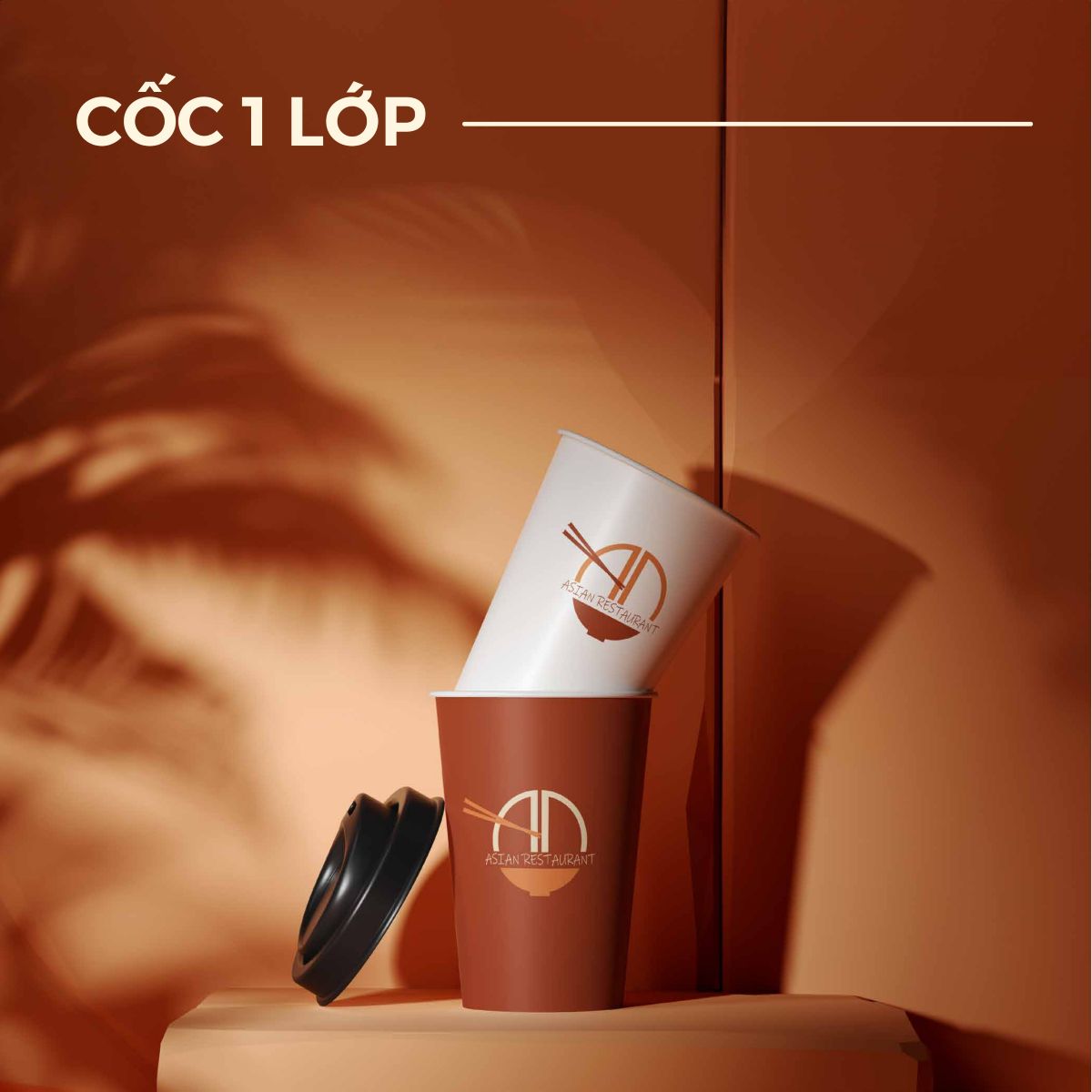 Ly giấy và cốc mang đi