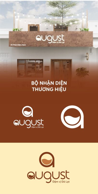 Thiết kế bộ nhận diện thương hiệu AUGUST