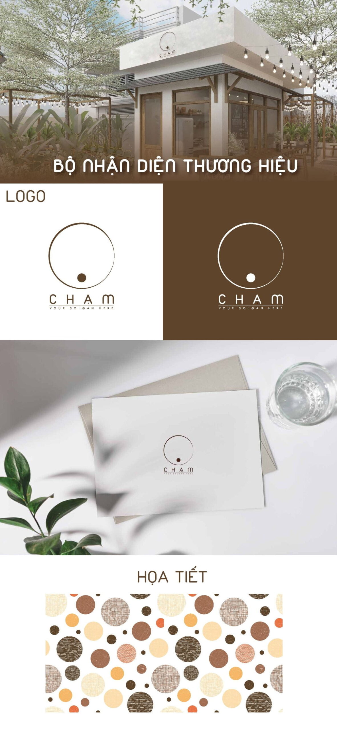 Thiết kế bộ nhận diện thương hiệu CHAM 