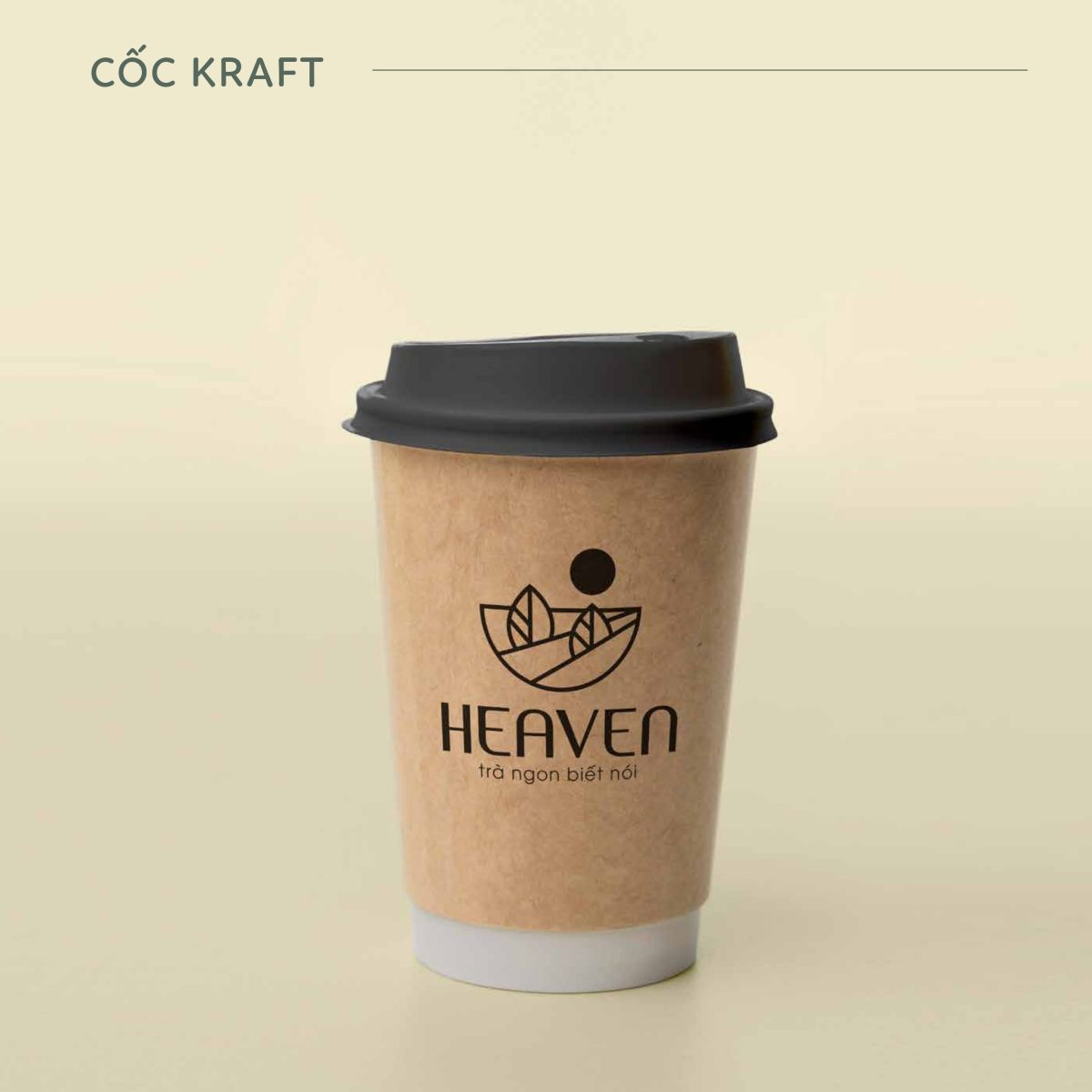 Thiết kế cốc giấy và cốc nhựa