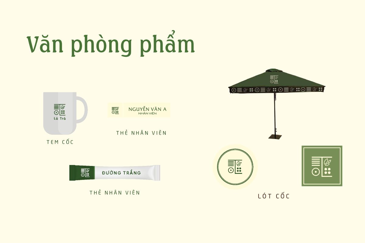Thiết kế bộ nhận diện thương hiệu Lá Trà 