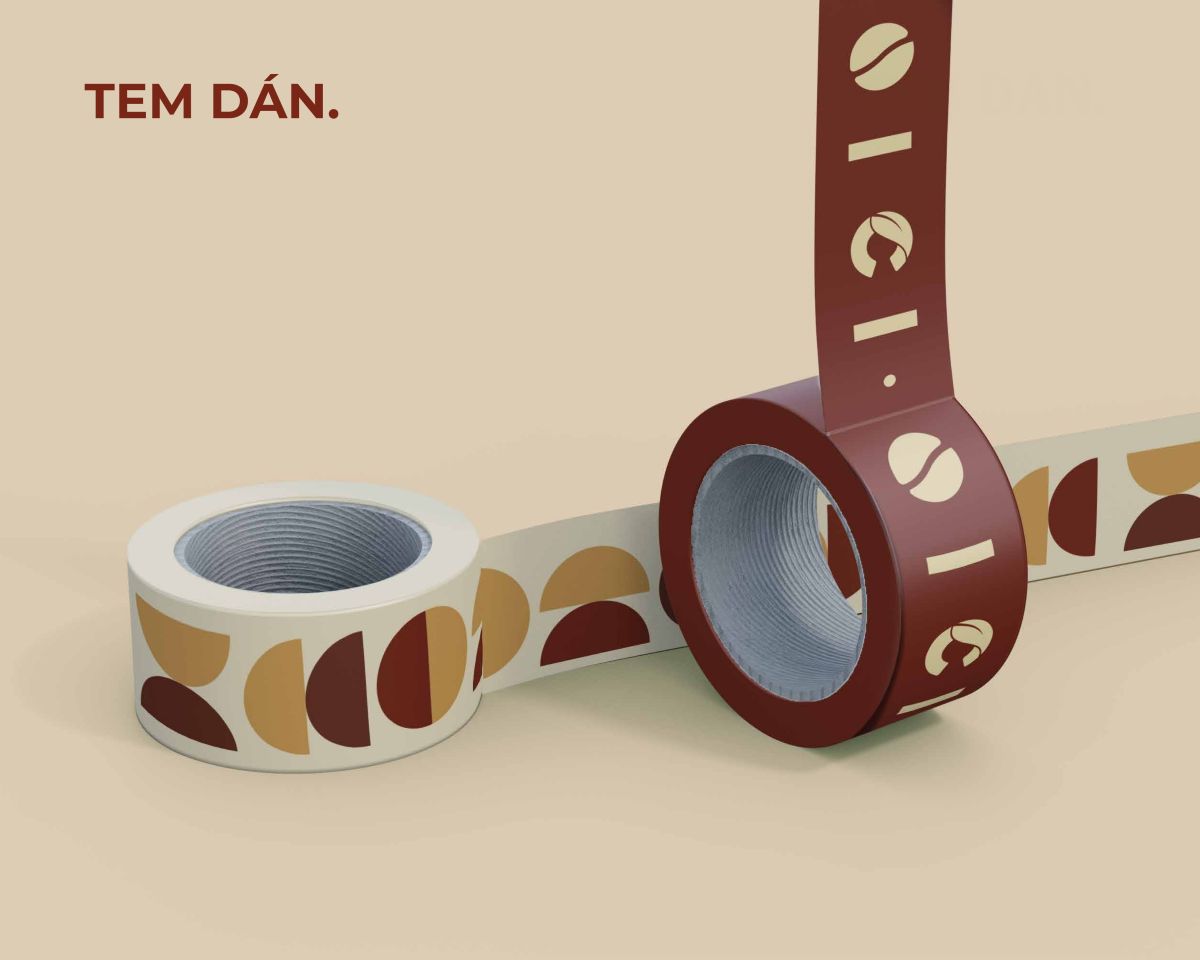Ứng dụng bộ nhận diện trên bao bì và vật phẩm thương hiệu
