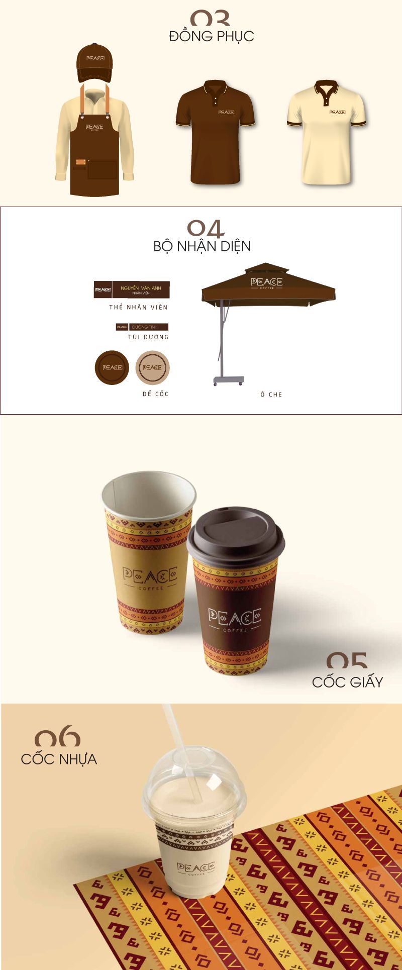 Thiết kế bộ nhận diện thương hiệu PEACH 