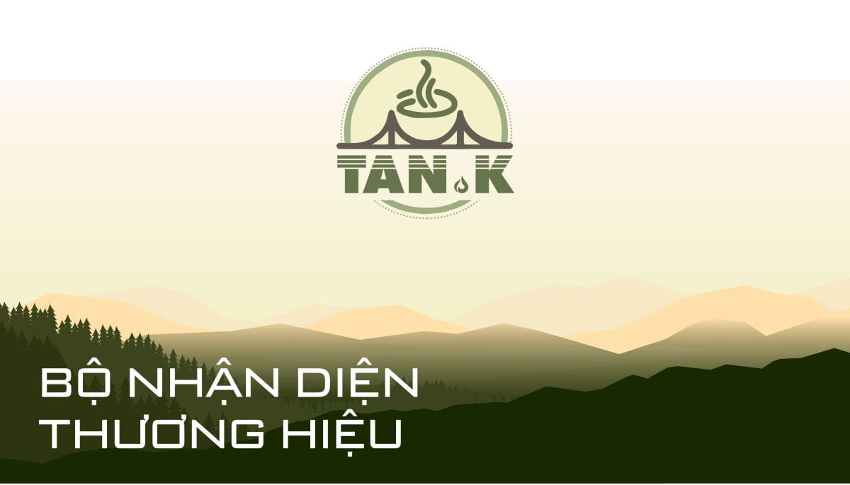 Thiết kế bộ nhận diện thương hiệu TAN.K Coffee