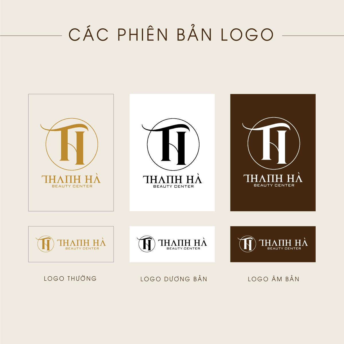 Thiết kế bộ nhận diện thương hiệu THANH HÀ 