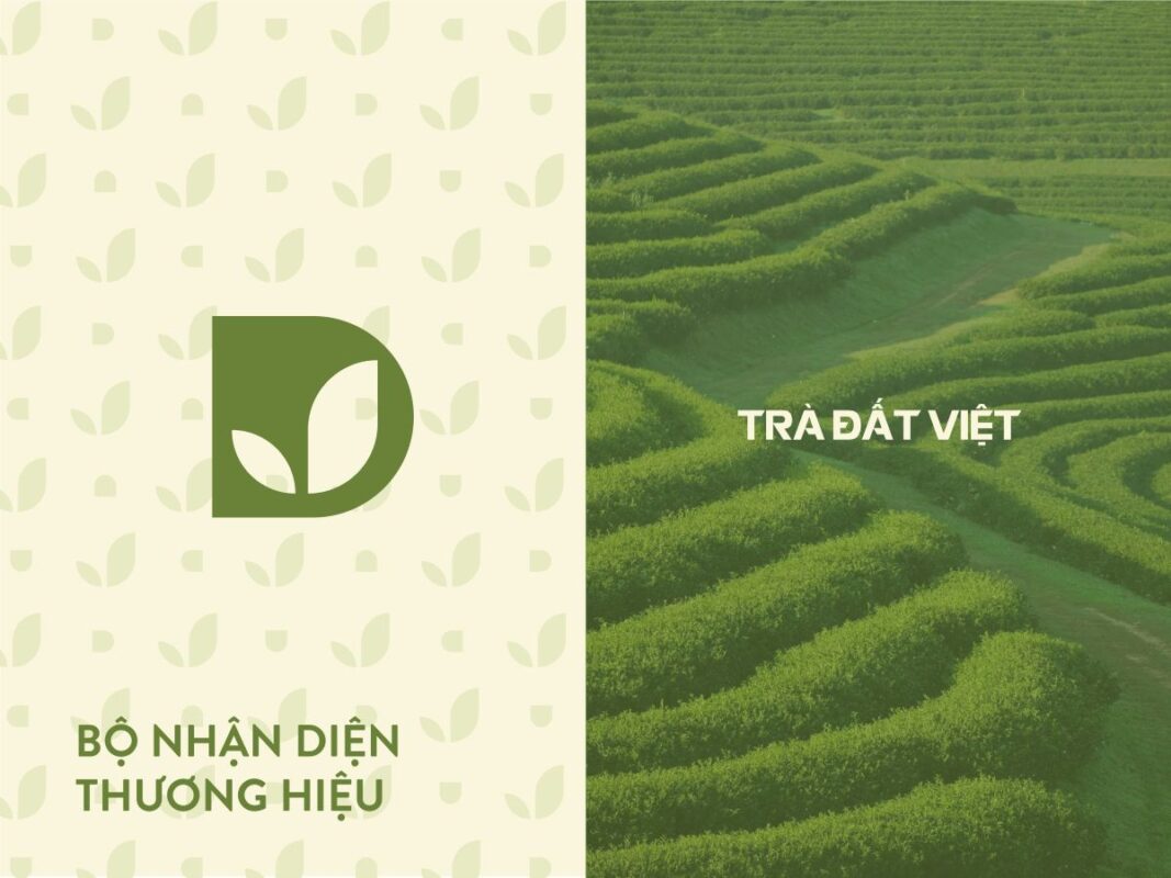 Thiết kế bộ nhận diện thương hiệu Trà Đất Việt