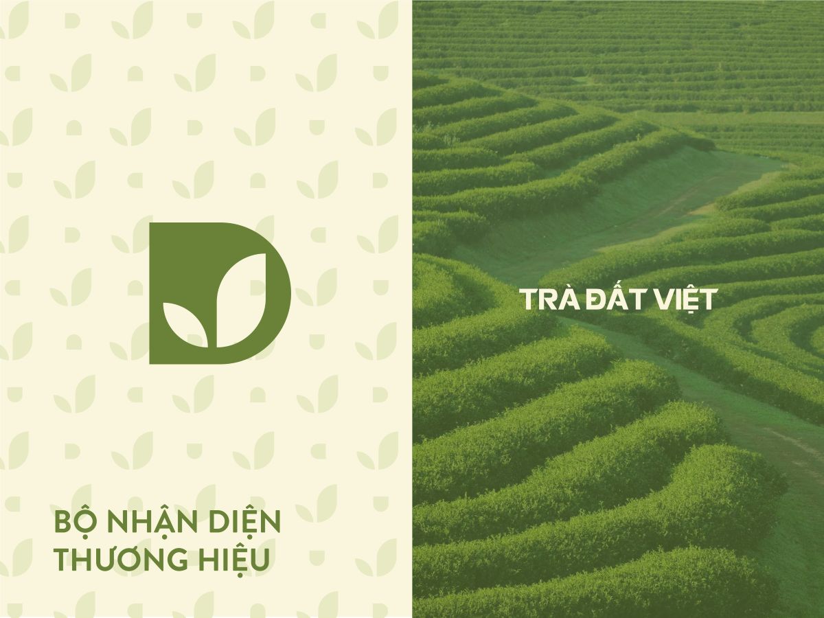 Thiết kế bộ nhận diện thương hiệu Trà Đất Việt