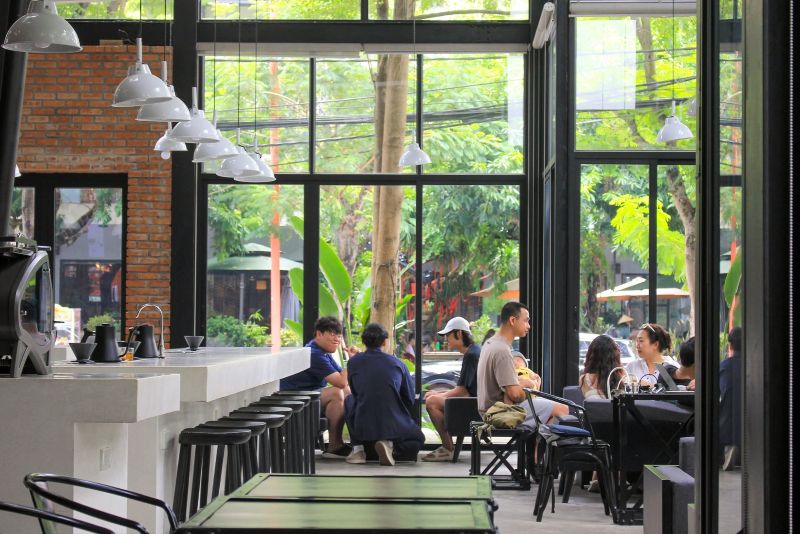 Thiết kế nội thất quán cafe 