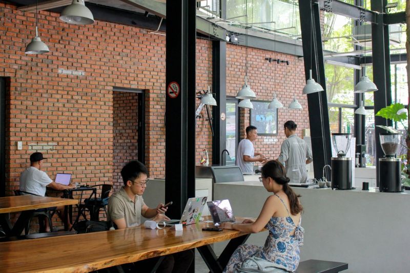 Thiết kế nội thất quán cafe 