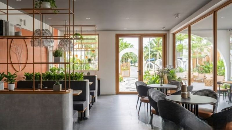 Mô hình cà phê sân vườn kết hợp phòng lạnh