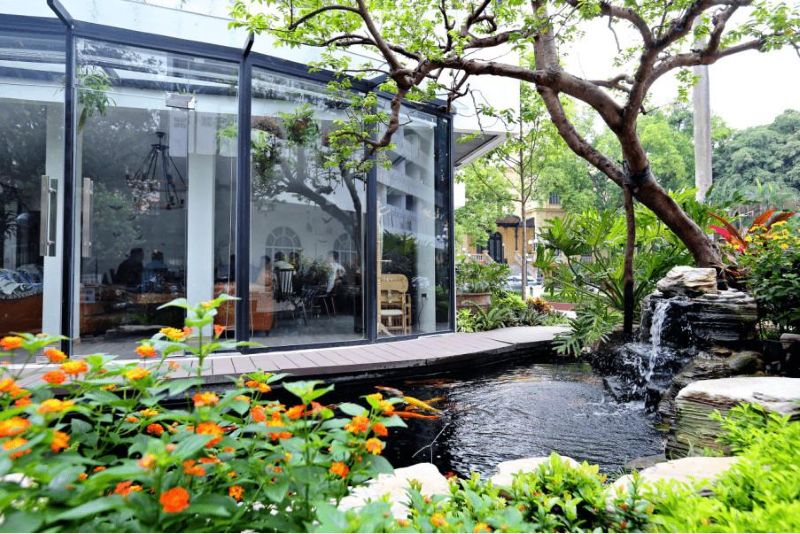 Nhà ở kết hợp quán cafe sân vườn cần tối thiểu bao nhiêu m²?