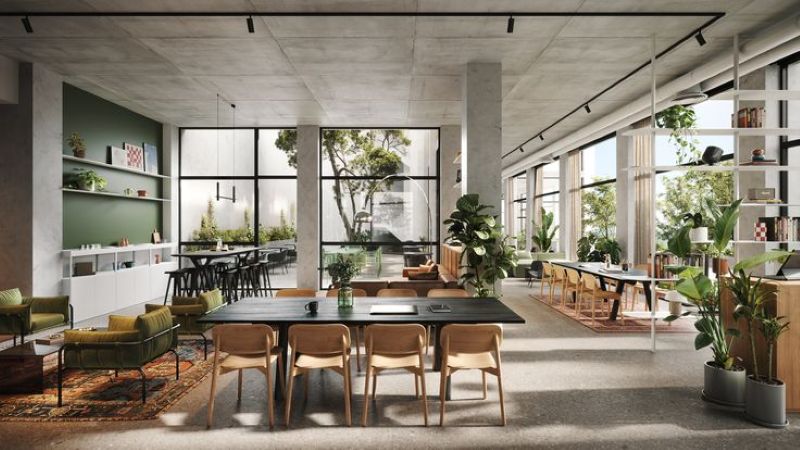 Nghĩ Industrial chỉ là bê tông và sắt 